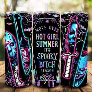Girly Horror tumbler